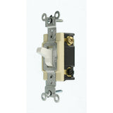 20 Amp 4-Way Preferred Toggle Switch, White - Super Arbor