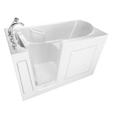 Value Series 60 in. Left Hand Walk-In Bathtub in White - Super Arbor