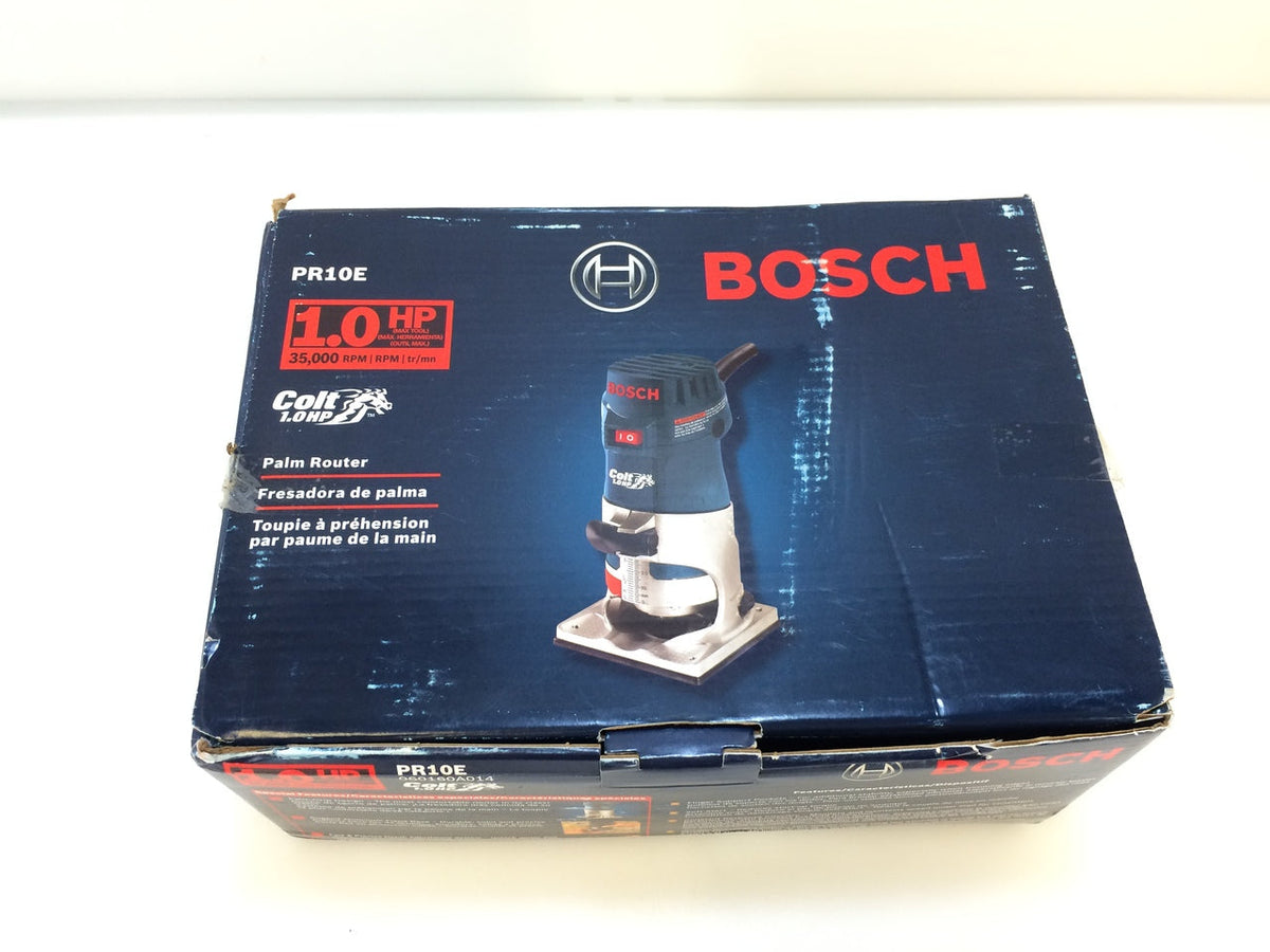 Bosch PR10E 5.9 Amp Corded 1-5/16 in. 1 HP Single-Speed Colt Palm Router