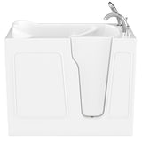 HD Series 26 in. x 46 in. Right Drain Quick Fill Walk-In Soaking Bathtub in White - Super Arbor