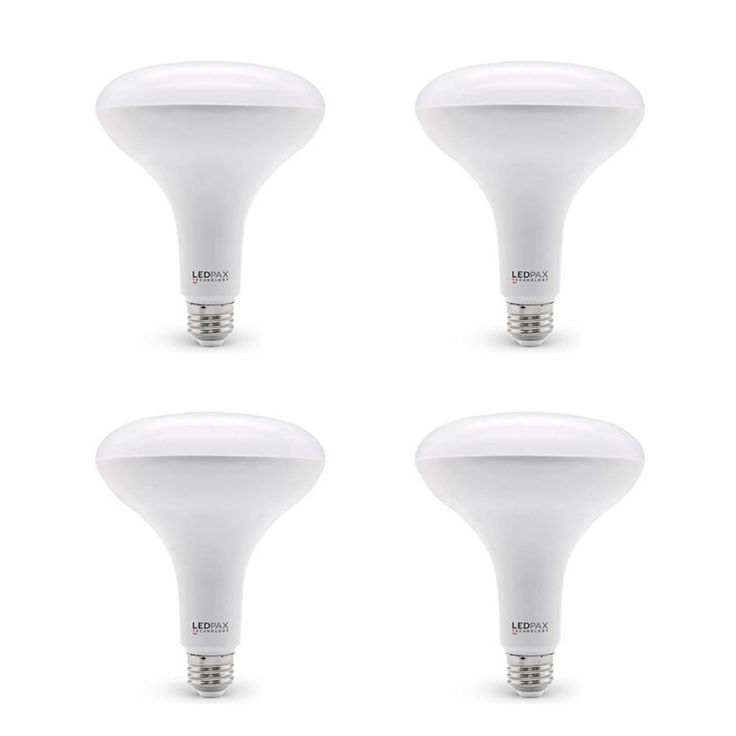 Ledpax Technology 85-Watt Equivalent BR40 Dimmable LED Light Bulb (4-Pack)