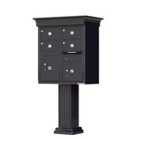 Vital 12-Mailboxes 1-Parcel Locker 1-Outgoing Pedestal Mount Cluster Box Unit - Super Arbor