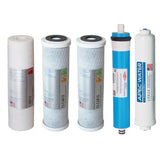 ULTIMATE Complete Replacement Filter Set for 90 GPD Reverse Osmosis System with Upgraded 3/8