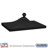 Regency Decorative CBU Top - Black, All-Aluminum Construction, USPS Approved