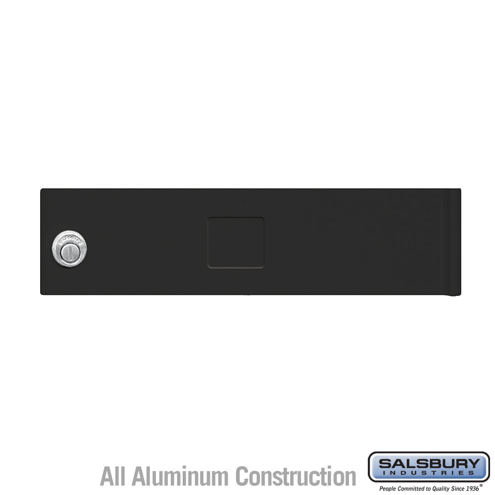 Replacement Door and Lock for Cluster Box Unit with 3 Keys - Black