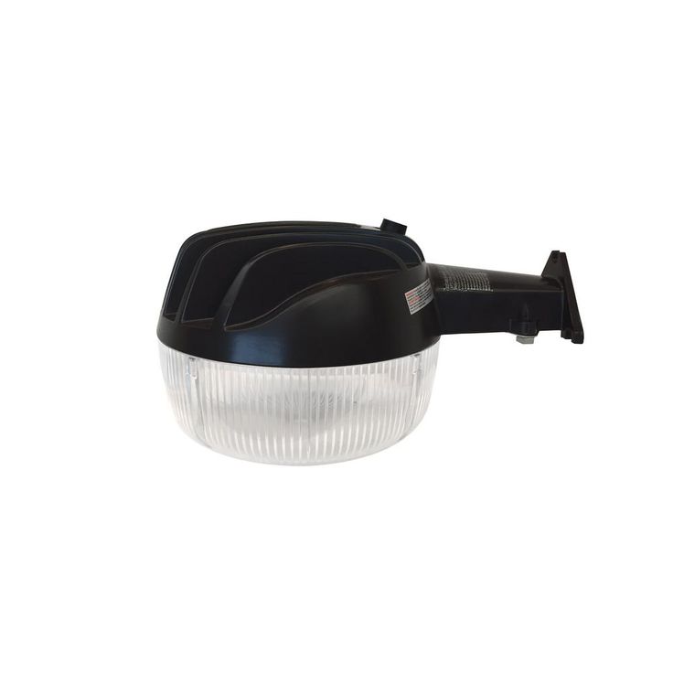 24-Watt Bronze Dusk-to-Dawn Outdoor Integrated LED Area Light Wall/Pole Mountable