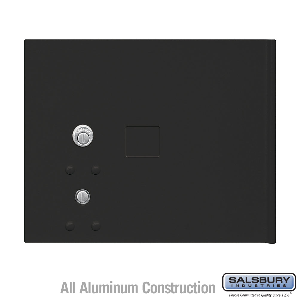 Replacement Parcel Locker Door and Tenant Lock for Cluster Box Unit - Small Parcel Locker - Black