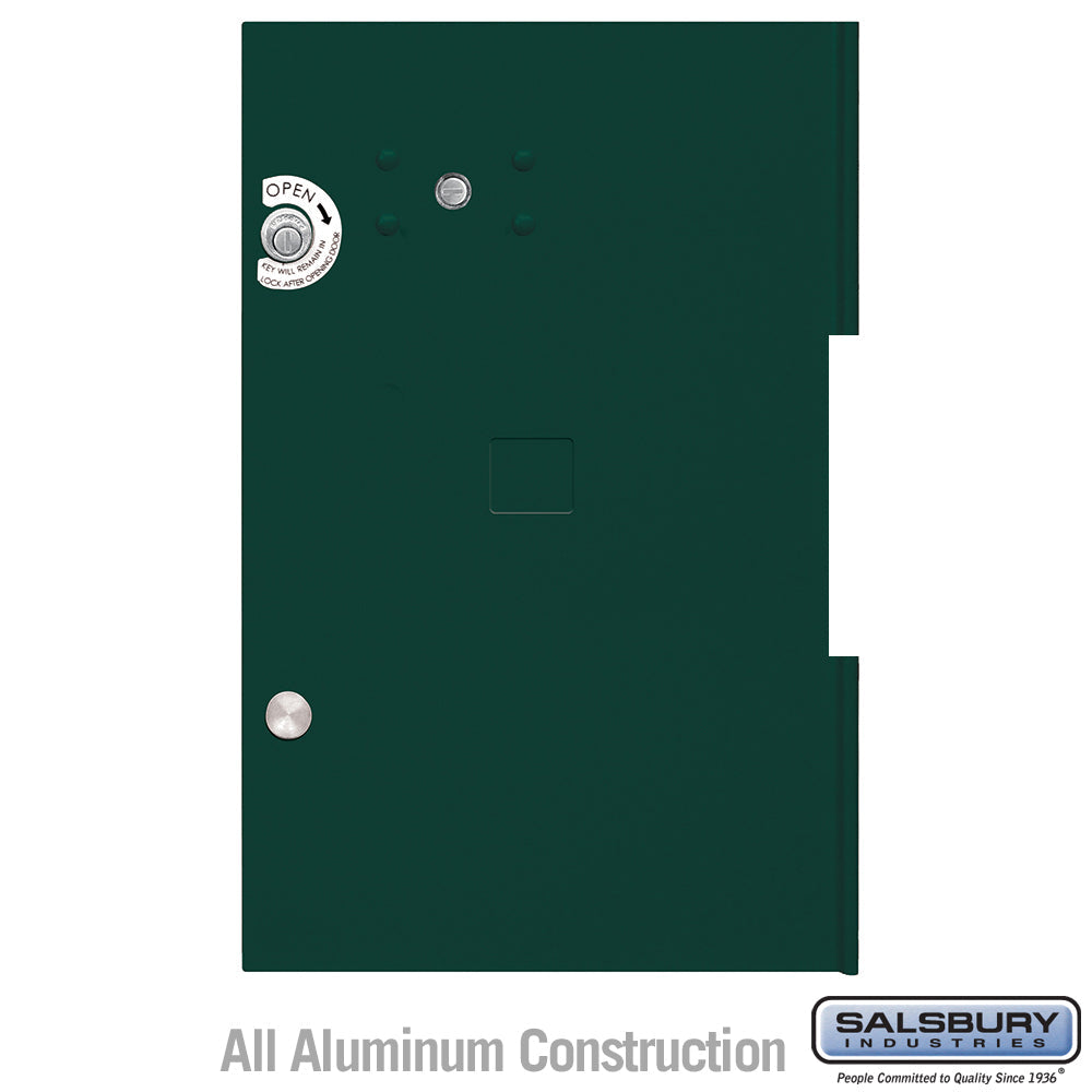 Replacement Parcel Locker Door with Tenant Lock for Cluster Box Unit - Large Parcel Locker - Green