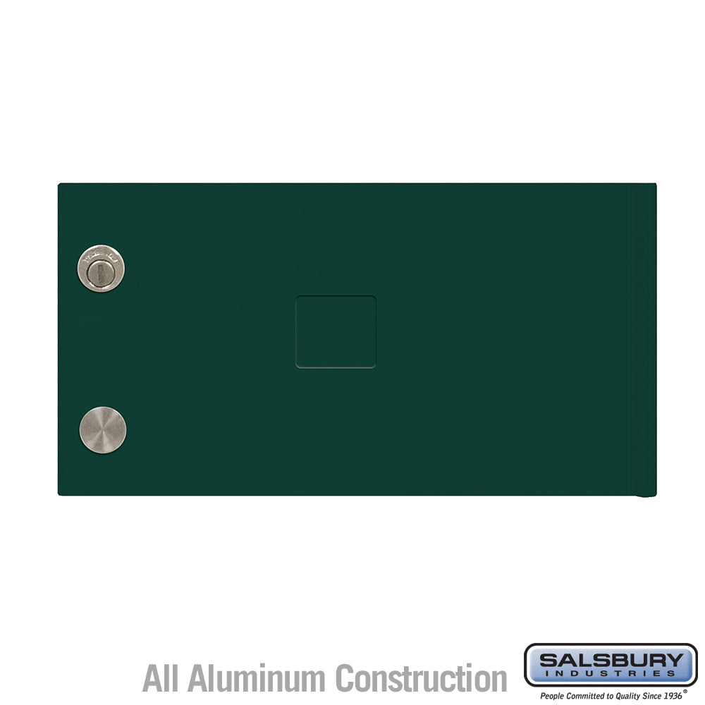 Replacement Door and Lock for Standard C Size Cluster Box Unit with 3 Keys - Green