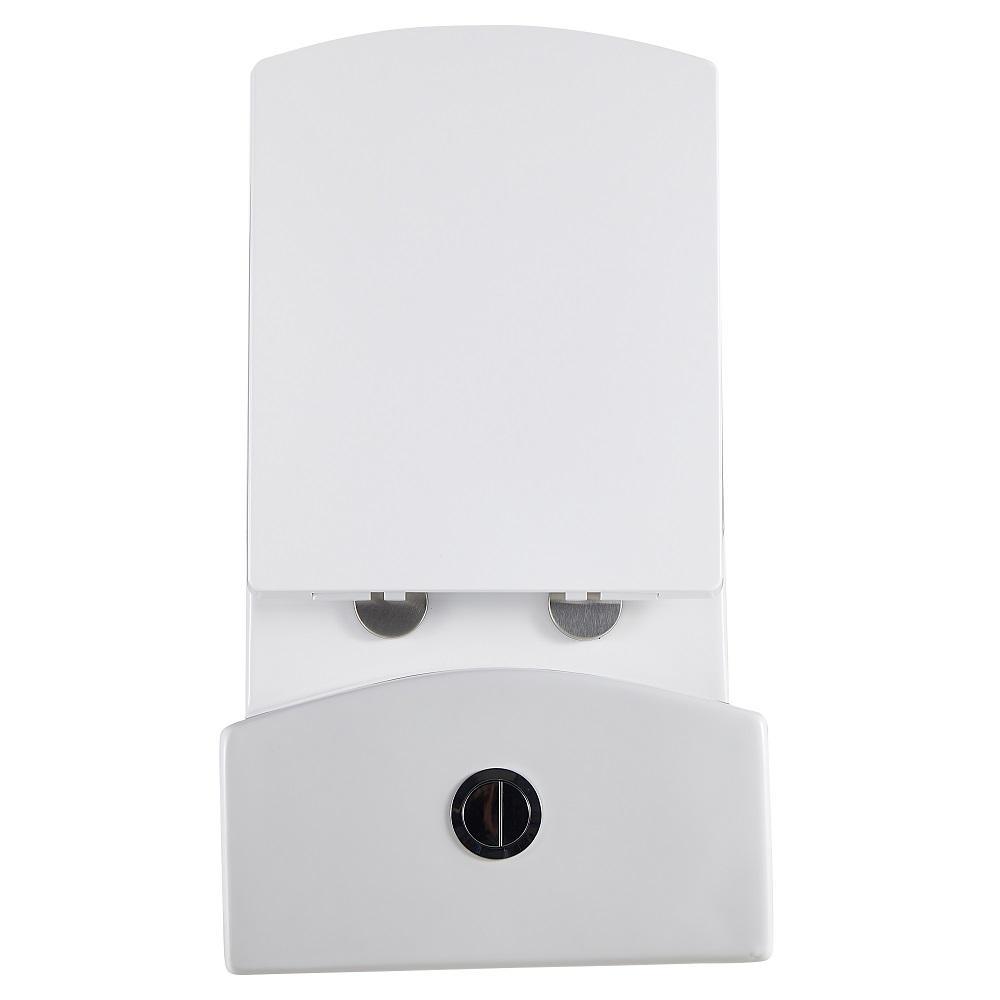 1-Piece 1.28 GPF Dual Flush High Efficiency Elongated Toilet in White, Seat Included - Super Arbor