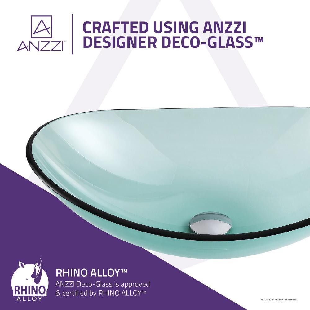 Major Series Deco-Glass Vessel Sink in Lustrous Green - Super Arbor