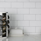 Merola Tile Chester Bianco 3 in. x 6 in. Ceramic Subway Wall Tile (6.02 sq. ft. / Case)