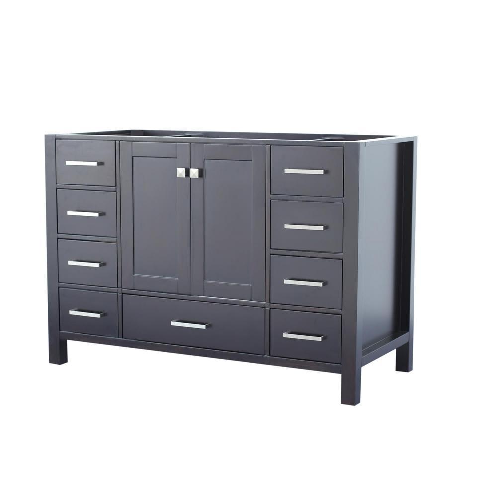 Cambridge 42 in. W Vanity Cabinet Only in White - Super Arbor