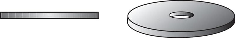 Hillman Stainless Steel 1/4 in. Fender Washer, 100 Pack