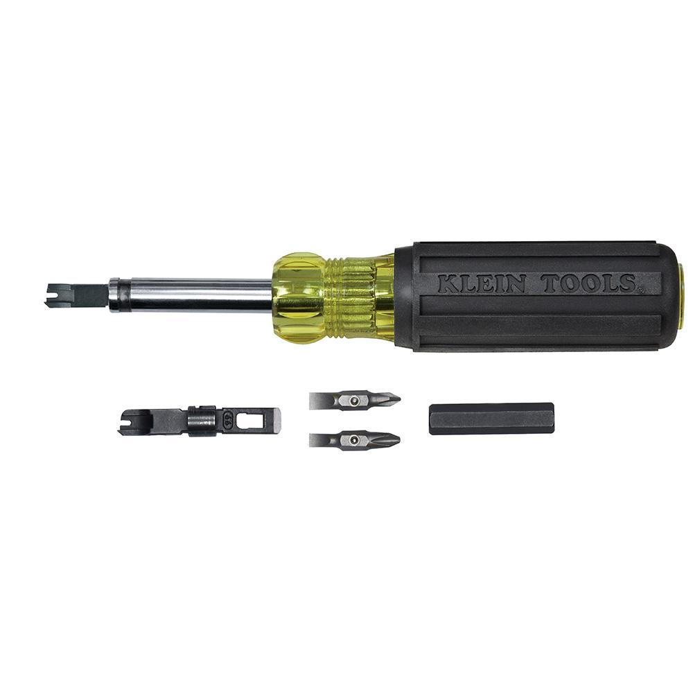 12-3/4 in. Punchdown Multi-Bit Screwdriver - Super Arbor