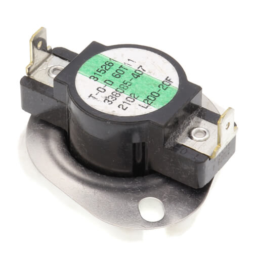 Carrier 338096-707 limit switch - front view (Product Type: Limit Switch)
