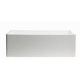 Sutton Place Farmhouse Fireclay 33 in. Single Bowl Kitchen Sink with Grid with Grid and Strainer