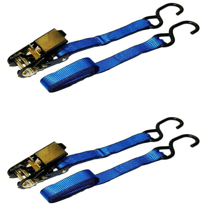 15 ft. x 1 in. 1500 lbs. Ratchet Tie-Down Strap (2-Pack) - Super Arbor