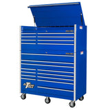THD Series 55 in. 8-Drawer Top Chest in Blue - Super Arbor