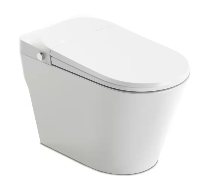 ENVO Echo Elongated Smart Toilet Bidet with Auto Open, Auto Close, Auto Flush, and Heated Seat in White