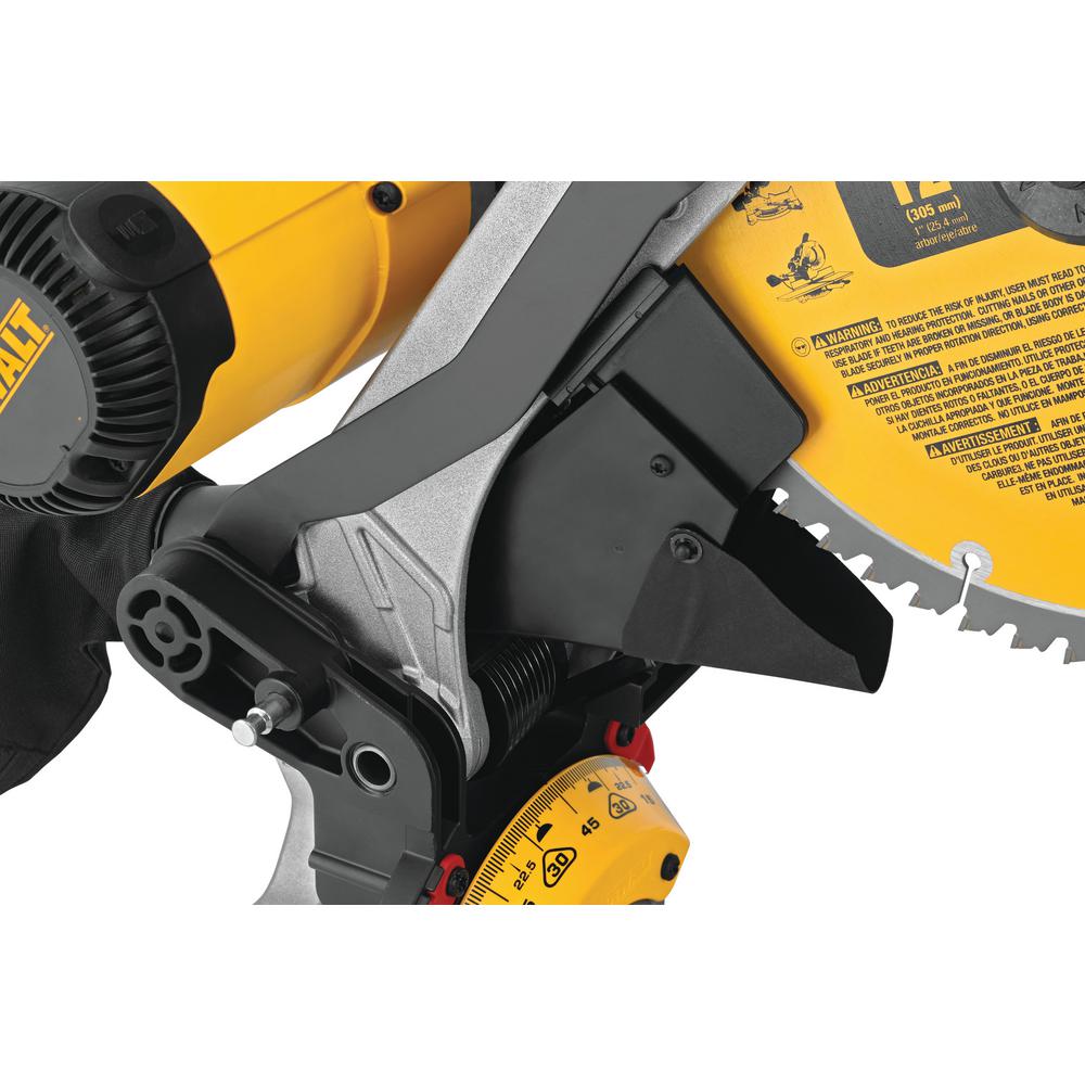 15 Amp Corded 12 in. Compound Double Bevel Miter Saw - Super Arbor