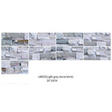 9pcs 3D Self Adhesive Kitchen Wall Tiles Bathroom Mosaic Tile Sticker 20*10cm