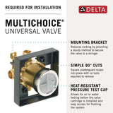 Delta Linden Champagne Bronze 1-Handle Shower Faucet