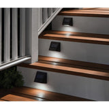 Solar Bronze Integrated LED Downcast Deck Light (4-Pack)