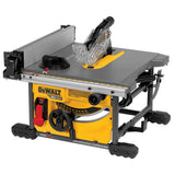 FLEXVOLT 60-Volt MAX Lithium-Ion Cordless Brushless 8-1/4 in. Table Saw Kit w/ Battery 2Ah, Charger and Bonus Battery