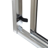 Newport 54 in. to 55.625 in. x 55 in. Framed Sliding Bathtub Door with Towel Bar in Matte Black and Clear Glass