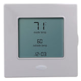 Carrier 33CS2PP2S-03 thermostat - front view (Voltage: Low voltage; Application: Multi-Stage (Heat/Cool))
