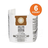 High-Efficiency Size B Dust Collection Bags for 5 to 10 Gal. RIDGID Wet/Dry Shop Vacuums, except HD06001 (2-Pack) - Super Arbor