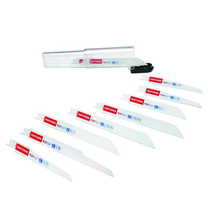 CRAFTSMAN 11-Pack Wood/Metal Cutting Reciprocating Saw Blade Set