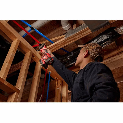 Milwaukee M18 18V Lithium-Ion Cordless Short Throw Press Tool Kit with (3) PEX Crimp Jaws, 2 Batteries & Charger, Model 2674-22C