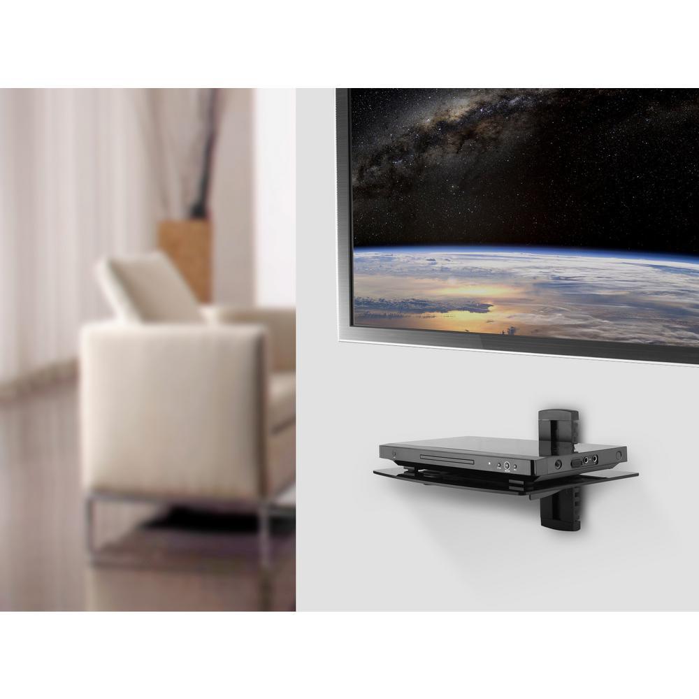 Adjustable Wall Mount Component Shelf - Super Arbor