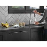 Delta Mateo Touch2O Arctic Stainless 1-Handle Deck-Mount Pull-Down Touch Kitchen Faucet