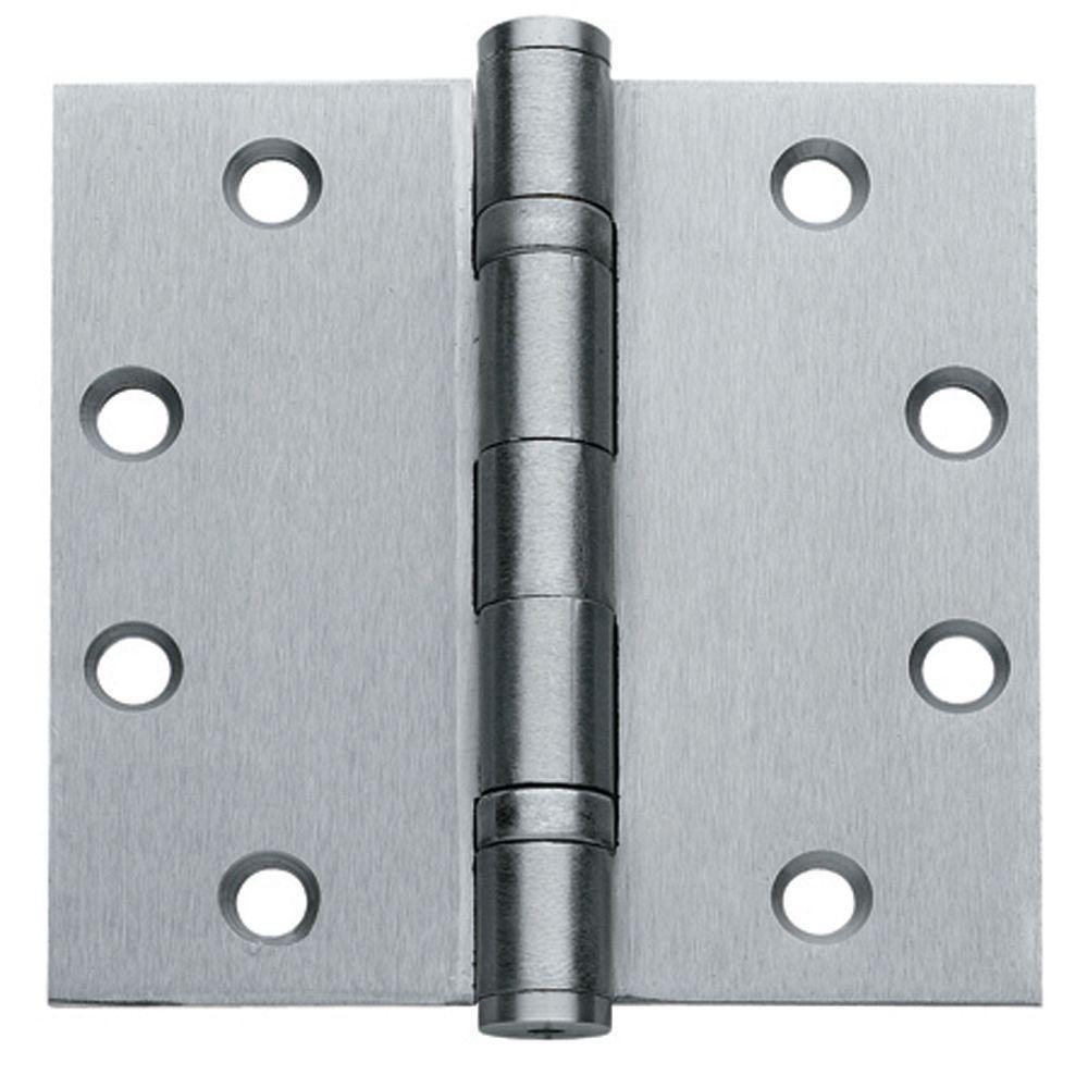 4.5 in. x 4 in. Oil-Rubbed Bronze Ball Bearing Non-Removable Steel Hinge with 5/32 in. Radius (Set of 3) - Super Arbor