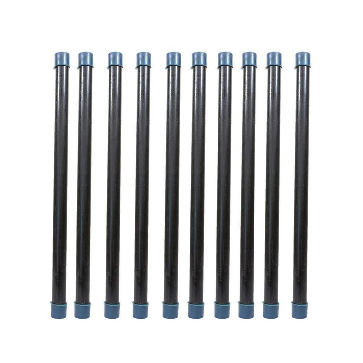 3/4 in. x 18 in. Black Steel Pipe (10-Pack)