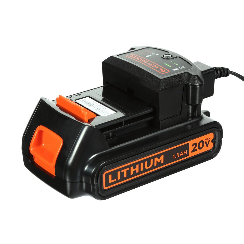 20-Volt MAX Lithium-Ion Cordless Impact Driver with Battery 1.5Ah and Charger - Super Arbor
