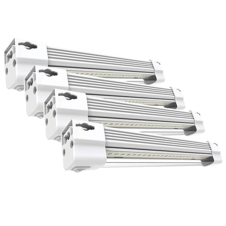 1 ft. 13.5W Vertical Mount White Full Spectrum LED Non-Dimmable Indoor Linkable Plant Grow Light Strip Daylight (4-Pack)