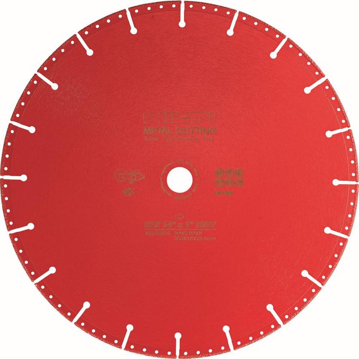 Hilti 16 in. x 1 in. SPX Diamond Metal Cutting Blade