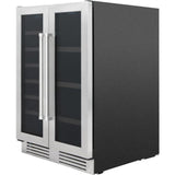 Thor Kitchen 116-Bottle Capacity Stainless Steel Dual Zone Cooling Built-In/Freestanding Wine Chiller