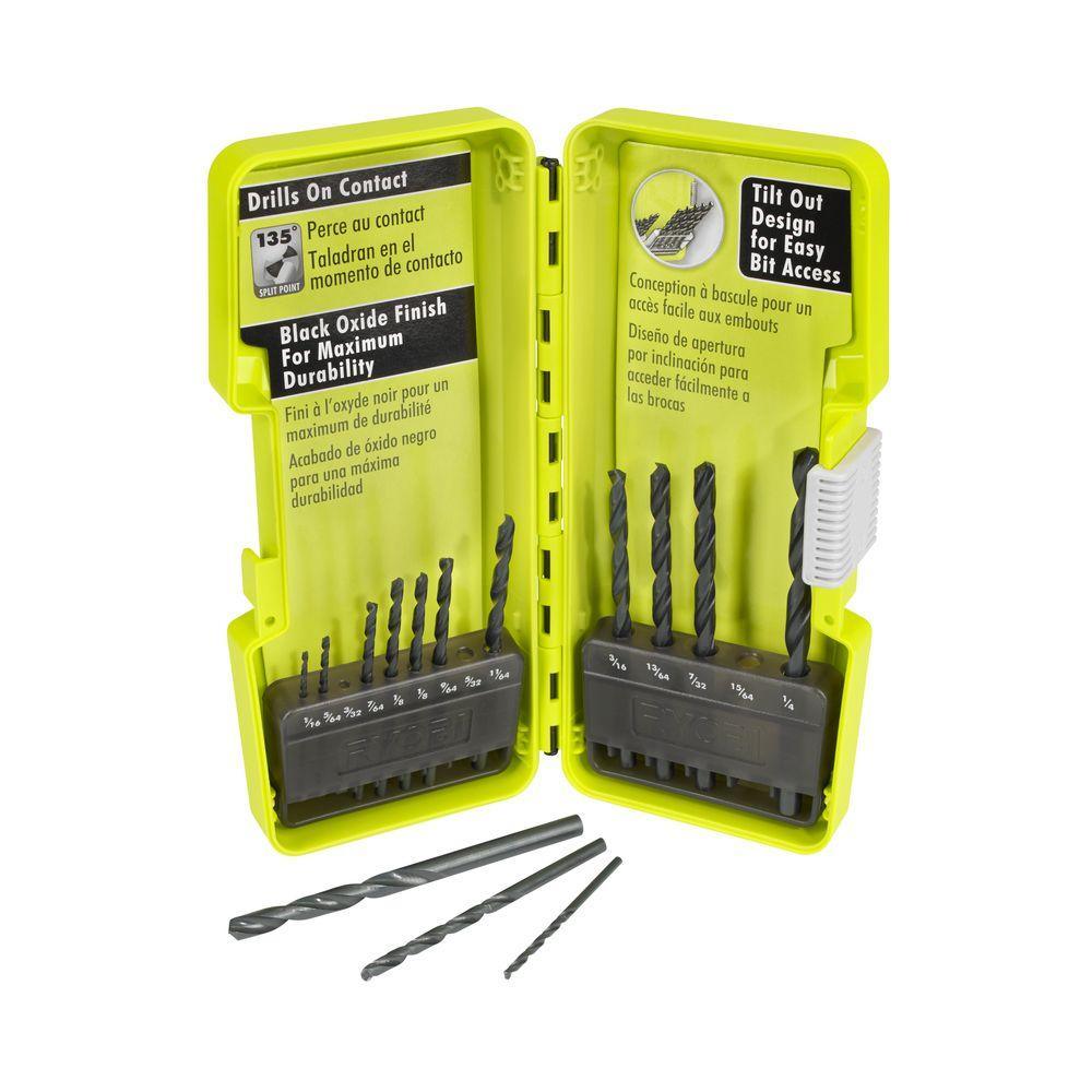 Black Oxide Drill Bit Set (14-Piece) - Super Arbor