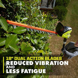 RYOBI 18 in. 40-Volt Lithium-Ion Cordless Pole Hedge Trimmer with 2.0 Ah Battery and Charger Included