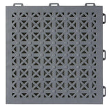 Greatmats StayLock Perforated Blue 12 in. x 12 in. x 0.56 in. PVC Plastic Interlocking Outdoor Floor Tile (Case of 26)