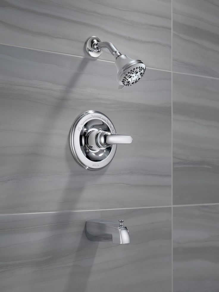 Delta Chrome 1-Handle Bathtub and Shower Faucet with Valve