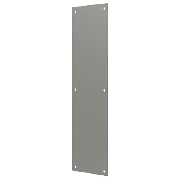 4 in. x 16 in., Stainless Steel, Door Push Plate - Super Arbor