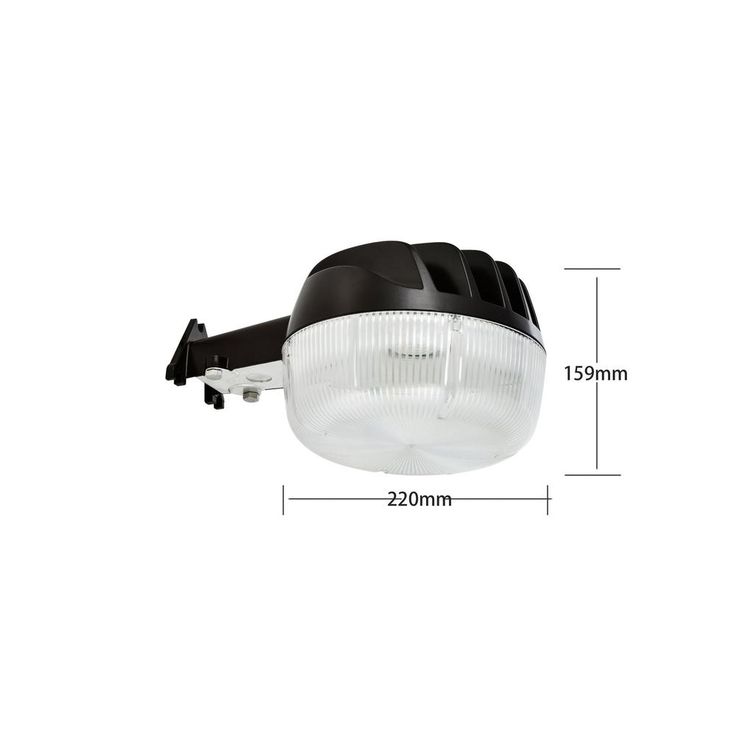 24-Watt Bronze Dusk-to-Dawn Outdoor Integrated LED Area Light Wall/Pole Mountable