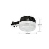24-Watt Bronze Dusk-to-Dawn Outdoor Integrated LED Area Light Wall/Pole Mountable