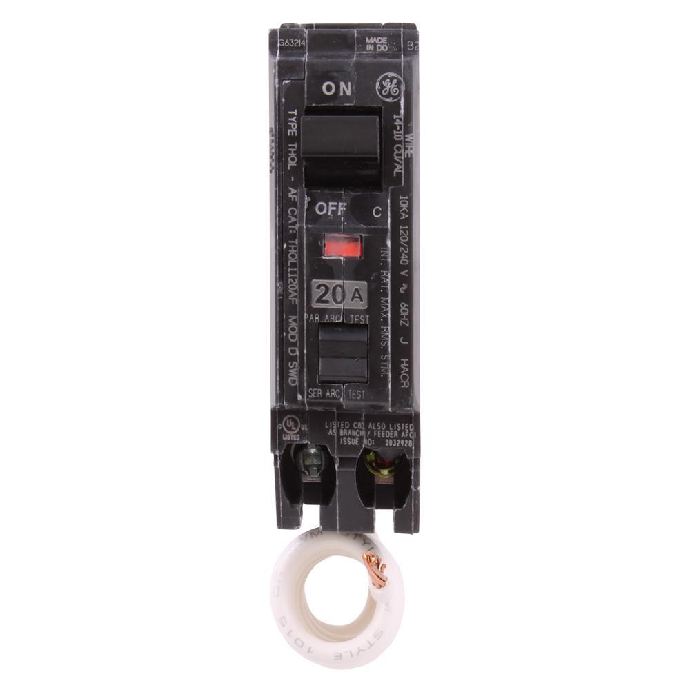 20 Amp 1 in. Single-Pole AFCI Circuit Breaker - Super Arbor